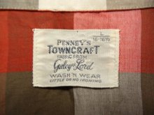 他の写真1: 60'S TOWNCRAFT "GALEY & LORD" 長袖 オープンカラーシャツ チェック柄 (VINTAGE)