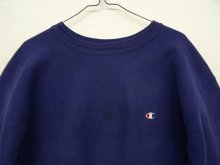 他の写真2: 90'S CHAMPION 刺繍タグ リバースウィーブ 無地 ネイビー USA製 (VINTAGE)