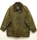 画像1: 90'S BARBOUR 3クレスト 旧タグ "BEAUFORT" オイルドジャケット OLIVE イングランド製 (VINTAGE) (1)