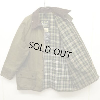 画像2: 90'S BARBOUR 3クレスト 旧タグ "BEAUFORT" オイルドジャケット OLIVE イングランド製 (VINTAGE)