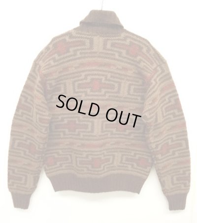 画像2: 90'S RALPH LAUREN "HAND KNIT" タートルネック ニット ナバホ柄 (VINTAGE)