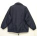 画像2: 80'S LL Bean チンスト付き ナイロン コーチジャケット NAVY (VINTAGE) (2)