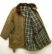 画像2: 80'S BARBOUR 2クレスト "SOLWAY ZIPPER" オイルドジャケット KHAKI イングランド製 (VINTAGE) (2)