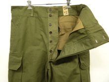 他の写真1: 50'S フランス軍 M47 フィールドパンツ 前期型 OLIVE サイズ25 (DEADSTOCK)