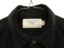 他の写真1: 80'S POLO DUNGAREES コットン ワークシャツ BLACK (VINTAGE)