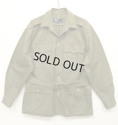 画像1: 80'S RALPH LAUREN サファリジャケット KHAKI (VINTAGE)
