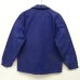 画像2: 70'S LE PELERIN フレンチワーク ワークジャケット カバーオール BLUE フランス製 (VINTAGE) (2)
