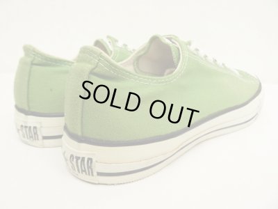 画像2: 90'S CONVERSE "ALL STAR LO" キャンバススニーカー LT GREEN USA製 (VINTAGE)