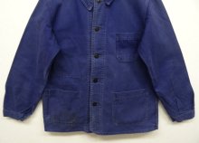 他の写真3: 50'S LE TRES SOUPLE フレンチワーク コットン ワークジャケット カバーオール NAVY (VINTAGE)