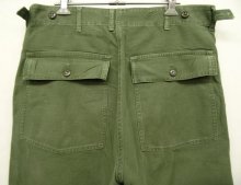 他の写真3: 60'S アメリカ軍 US ARMY "OG107" アジャスター付き コットンサテン ベイカーパンツ MEDIUM (VINTAGE)