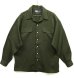 画像1: 90'S RALPH LAUREN レーヨン100% オープンカラーシャツ OLIVE (VINTAGE) (1)