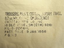 他の写真2: 50'S アメリカ軍 US ARMY "MIL-T-2064C" ボタンフライ チノパンツ (VINTAGE)
