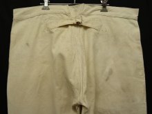 他の写真2: 50'S フランス軍 針シンチバック キャンバスパンツ NATURAL (DEADSTOCK)