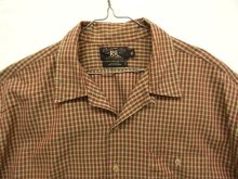 他の写真2: 90'S RRL 三ツ星タグ 半袖 オープンカラーシャツ チェック柄 (VINTAGE)