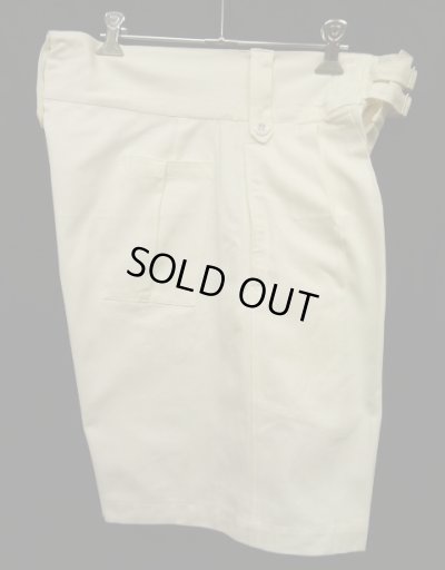 画像2: 60'S オーストラリア軍 プリーツ入り グルカショーツ WHITE (DEADSTOCK)