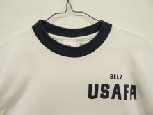 他の写真2: アメリカ軍 USAFA 染み込みプリント 半袖 リンガーTシャツ ホワイト (VINTAGE)