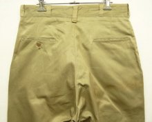 他の写真2: 60'S アメリカ軍 US ARMY コットン100% チノパンツ CONMAR製アルミジップ (DEADSTOCK)