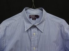 他の写真2: 90'S RALPH LAUREN "PURPLE LABEL" シーアイランドコットン 長袖シャツ ストライプ イングランド製 (VINTAGE)