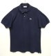 画像1: 80'S CHEMISE LACOSTE ポロシャツ ネイビー フランス製 (VINTAGE) (1)