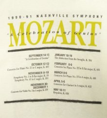 他の写真3: 90'S MOZART モーツァルト 両面プリント シングルステッチ Tシャツ ホワイト USA製 (VINTAGE)