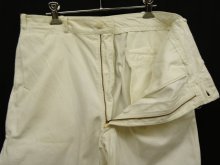 他の写真1: 60'S アメリカ軍 USMC "FOODHANDLERS" コットン100% チノパンツ PATWIN ZIPPER製ブラスジップ (VINTAGE)