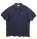 画像1: 80'S CHEMISE LACOSTE ポロシャツ ネイビー フランス製 (VINTAGE) (1)