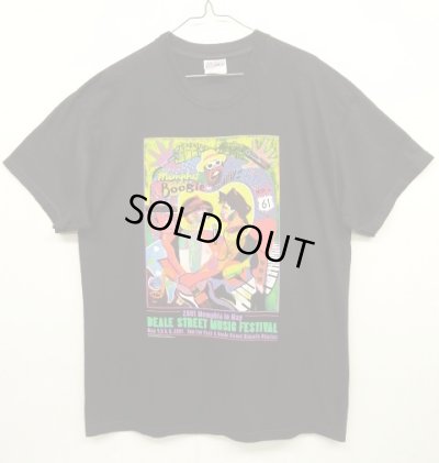 画像1: 00'S BEALE STREET MUSIC FESTIVAL 半袖 Tシャツ ブラック (VINTAGE)