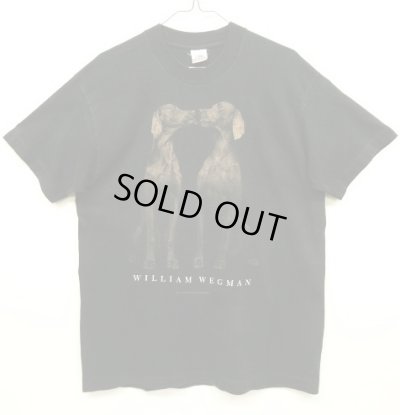 画像1: 90'S WILLIAM WEGMAN "ARC" FOTOFOLIO製 Tシャツ USA製 (VINTAGE)