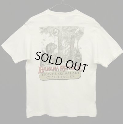画像1: 80'S BANANA REPUBLIC "アニマルプリント" ポケット付き Tシャツ (VINTAGE)