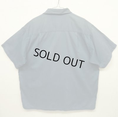画像2: 01'S PATALOHA サーフプリント 半袖 オープンカラーシャツ ブルー ポルトガル製 (VINTAGE)