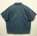 画像2: 01'S PATALOHA サーフプリント 半袖 オープンカラーシャツ ブルー ポルトガル製 (VINTAGE) (2)