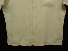 他の写真3: 90'S RALPH LAUREN "CALDWELL" シルク/リネン 半袖 オープンカラーシャツ オフホワイト (VINTAGE)