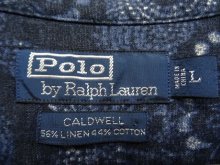 他の写真1: 90'S RALPH LAUREN "CALDWELL" リネン/コットン 半袖 オープンカラーシャツ インディゴ (VINTAGE)