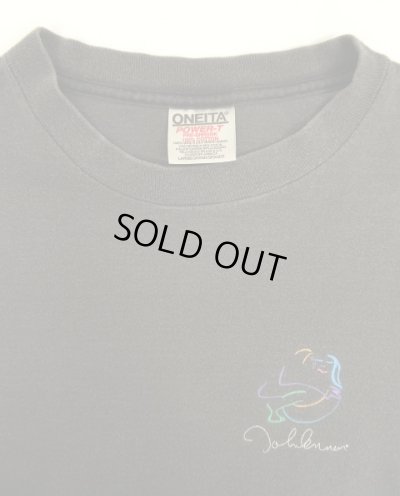 画像3: 80'S JOHN LENNON "BAG ONE ARTS" 両面プリント Tシャツ ブラック (VINTAGE)