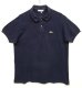 画像1: 70'S CHEMISE LACOSTE ポロシャツ ネイビー フランス製 (VINTAGE) (1)