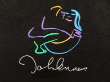 他の写真2: 80'S JOHN LENNON "BAG ONE ARTS" 両面プリント Tシャツ ブラック USA製 (VINTAGE)