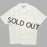 90'S RALPH LAUREN "JAVA" コットン 半袖 オープンカラー キューバシャツ ホワイト (VINTAGE)