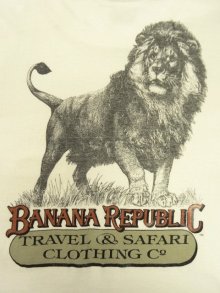 他の写真3: 80'S BANANA REPUBLIC "アニマルプリント" ポケット付き Tシャツ USA製 (VINTAGE)