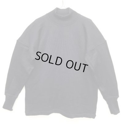 画像1: イタリア軍 モックネック ウール セーター NAVY (DEADSTOCK)
