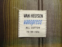 他の写真1: 60'S VAN HEUSEN コットン オープンカラーシャツ オンブレチェック (VINTAGE)