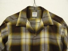 他の写真2: 60'S VAN HEUSEN コットン オープンカラーシャツ オンブレチェック (VINTAGE)