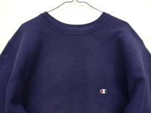 他の写真2: 90'S CHAMPION 刺繍タグ リバースウィーブ 無地 ネイビー USA製 (VINTAGE)