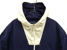 他の写真2: 90'S J.CREW 旧タグ 切り替え コットン アノラックパーカー NAVY/WHITE (VINTAGE)