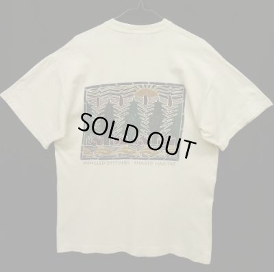 画像1: 90'S PATAGONIA "MINGLED DESTINIES SHARED HABITAT" バックプリント 半袖Tシャツ USA製 (VINTAGE)