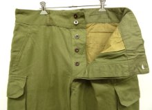 他の写真1: 50'S フランス軍 M47 フィールドパンツ 前期型 OLIVE サイズ23 (DEADSTOCK)