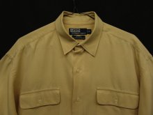 他の写真2: 90'S RALPH LAUREN "BENFORD" シルク/コットン 長袖シャツ ベージュ (VINTAGE)