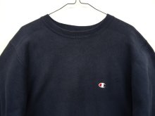 他の写真2: 90'S CHAMPION 刺繍タグ リバースウィーブ 無地 ネイビー USA製 (VINTAGE)