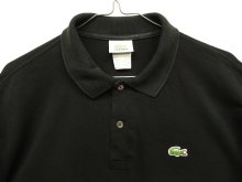 他の写真2: 80'S CHEMISE LACOSTE 長袖 ポロシャツ ブラック フランス製 (VINTAGE)