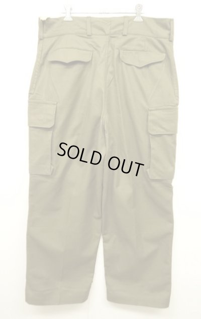 画像3: 50'S フランス軍 M47 フィールドパンツ 前期型 KHAKI サイズ25 (DEADSTOCK)
