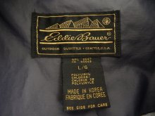 他の写真1: 90'S EDDIE BAUER 黒タグ 襟コーデュロイ レインコート ネイビー (VINTAGE)